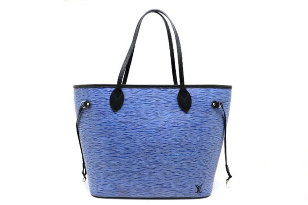 LOUIS VUITTON Neverfull Tote Bag Epi Leather Denim